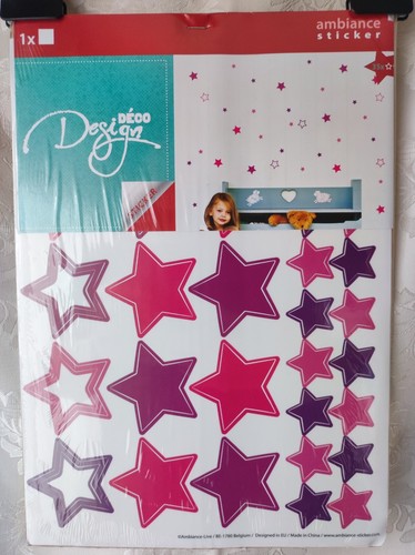 Autocollant sticker étoiles - ,