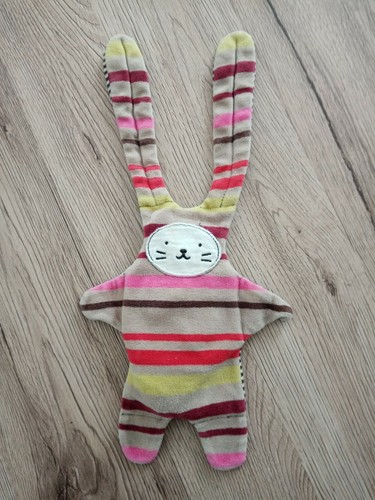 Doudou lapin rayé - rayé, rayures