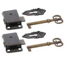 2 Pcs Serrure Clé Pour