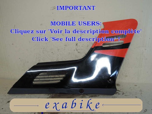 Cache lateral droit pour honda - lateral,