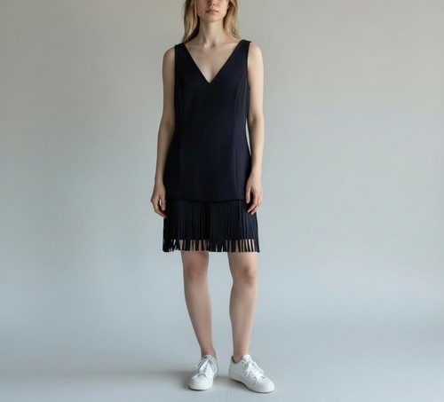 Robe droite sans manches - sans, femme