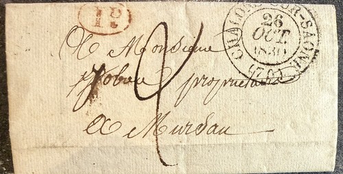 Lettre préphilatélique - 🦬,