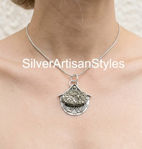 Pendentif pyrite - en,