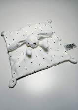 Doudou Plat Carré Lapin Blanc