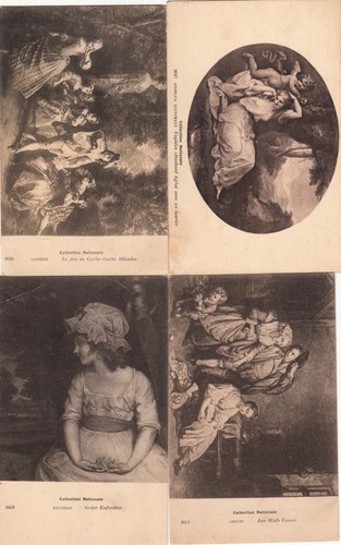 Lot antique postcards - antique,