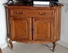 Meuble TV d'angle en bois