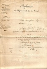 Paris 1844 and 48.2 Interesting documents.South Cemetery and Quartier St Thomas d'A
