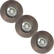 Lot de 3 spots halogènes