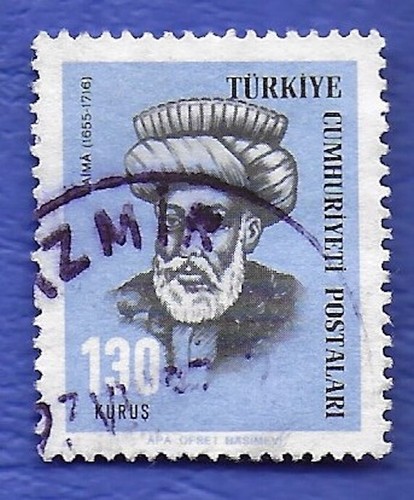 Timbre turquie 1966 mustafa - timbre,