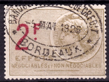 TIMBRE FRANCE 1926 FISCAUX