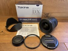 *Mint in Box* Tokina AT-X Pro SD 12-24mm F/4 IF DX II ASPH Lens for Nikon APS-C