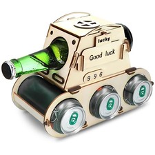 Porte-bière, en bois, design char de bière, cadeaux pour hommes, porte-boutei...