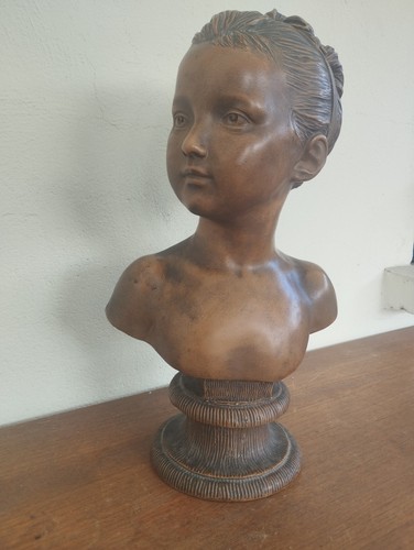 Houdon terre cuite buste - cuite, de