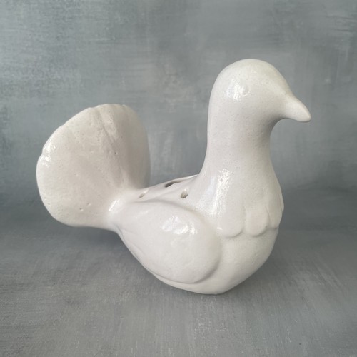 Vase pique fleurs oiseau