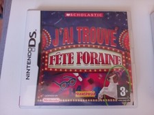 Jeu nintendo DS j ai trouvé