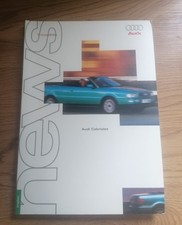 Audi Cabriolet - Press Kit / Press Kit - In English 1996 - Mint Condition Like New