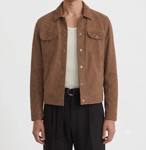 Veste camionneur cuir - camionneur, en