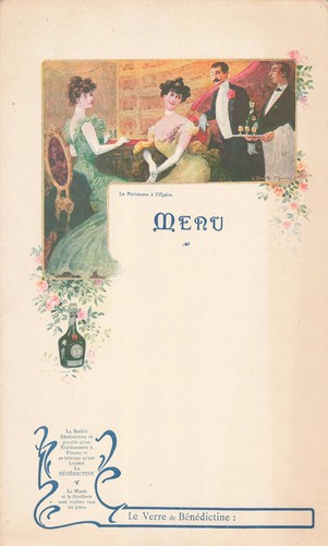 Vieux papier menu publicitaire - papier,