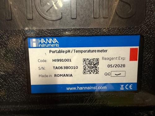 Metre hanna instrument - ph,