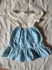 Robe Poupée Vintage Bleue à
