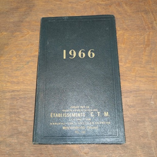 Ancien agenda mitchell - agenda, 1966
