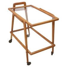 Chariot De Bar En Bois Et