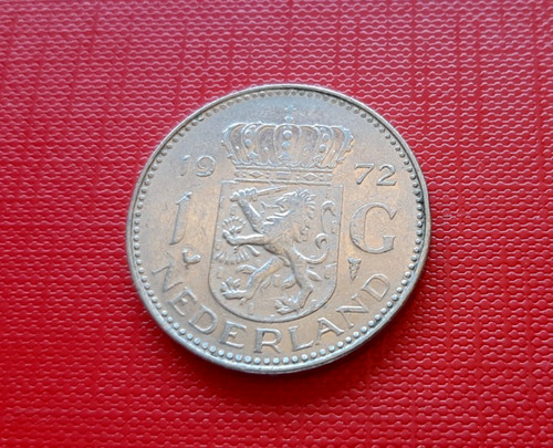Pièce pays bas 1 gulden - 1,