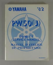 Operating Instructions and Maintenance Manual Yamaha PW 50 (J) status 05/1981
