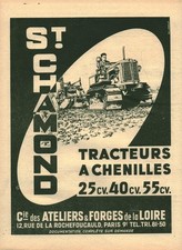 Publicité ancienne tracteurs