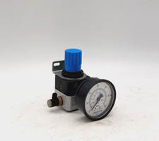 Festo LRP-1/4-4 Pressure Regulator w/161130 Pressure Gauge