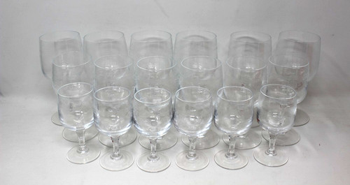 Anciens verres cristal - 18,