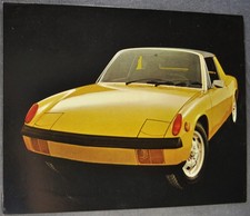 1972 Porsche 914 Sales Brochure Sheet Excellent Original 72