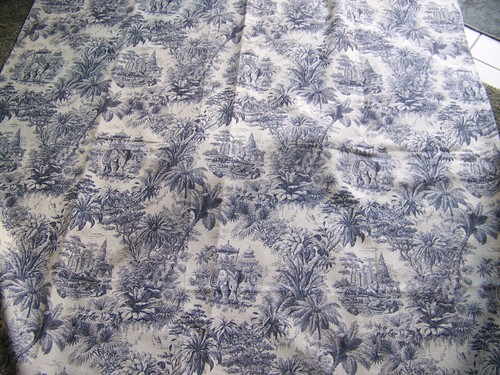 Coupon tissu jungle motifs - coupon,