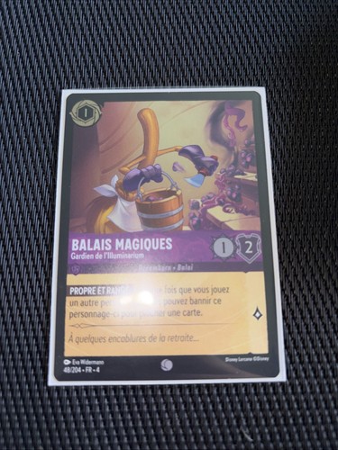 Carte lorcana balais magiques - lorcana,