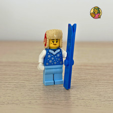 Lego Minifig Minifigure Custom La Skieuse des Neiges pièce authentique NEUF NEW