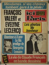 Ici Paris La vie de Claude François en bande dessinée Circa 1980 Affiche