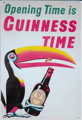 Plaque metal guinness - plaque,