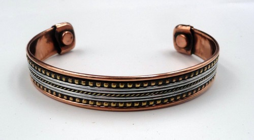 Bracelet magnétique cuivre - magnétique, en