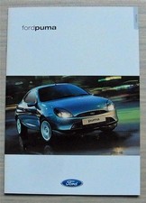 FORD PUMA Car Sales Brochure Nov 2001 #FA1271/11