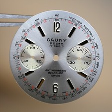 Cadran de montre Valjoux 7733 - CAUNY Prima Ø32mm [NOS]