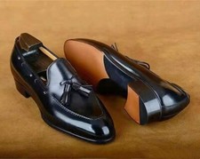 Mocassins à pampilles en cuir