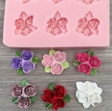Moule Silicone Fleurs 6 Roses