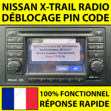 ✅NISSAN X-TRAIL BOSCH LCN RADIO SAT NAV DÉBLOCAGE PIN CODE POUR TOUS MODÈLES✅