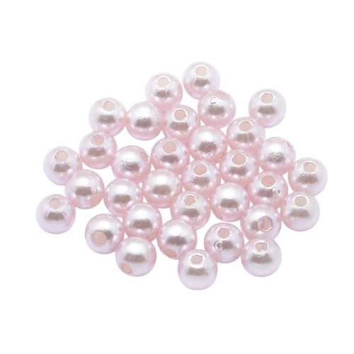 200 perles nacrees rose - 200, clair