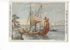 CHROMO LIEBIG  CARAVELLE  BATEAU TURC