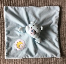 Doudou Bisounours bleu lune