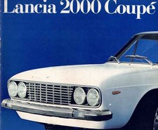 Brochure Lancia 2000 Coupé