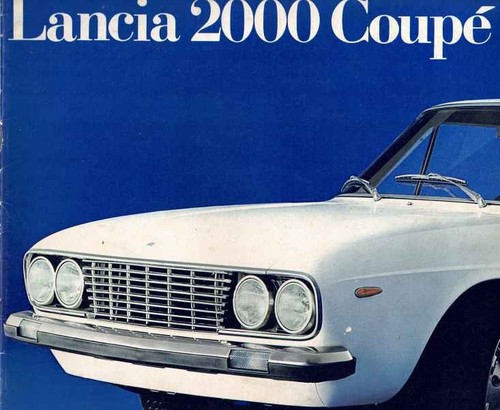 Brochure lancia 2000 coupé - brochure,