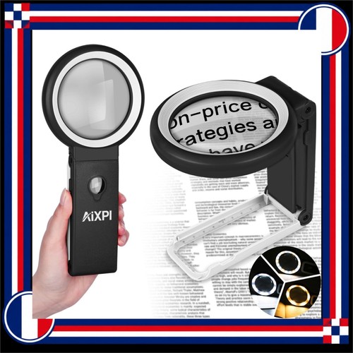 Loupe grossissante sur - grossissante, pied