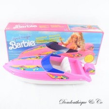 Vintage 1990 MATTEL Aqua magic Speedboat Barbie Boat Ref 8770